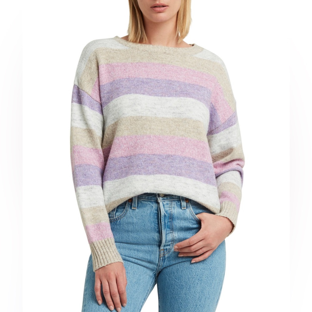 Halston Heritage crew neck drop shoulder Sweater
